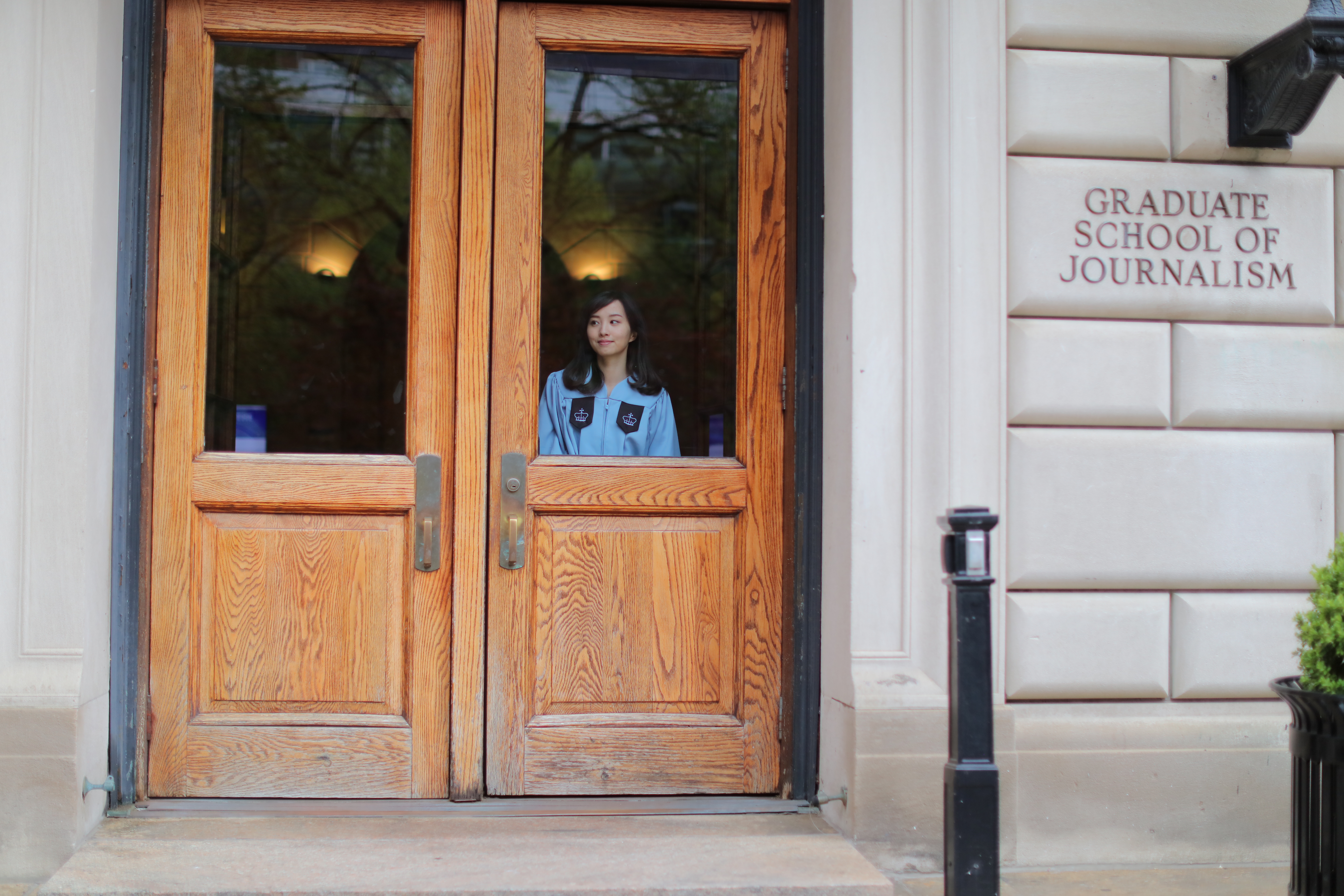 Graduation at Columbia Journalism School